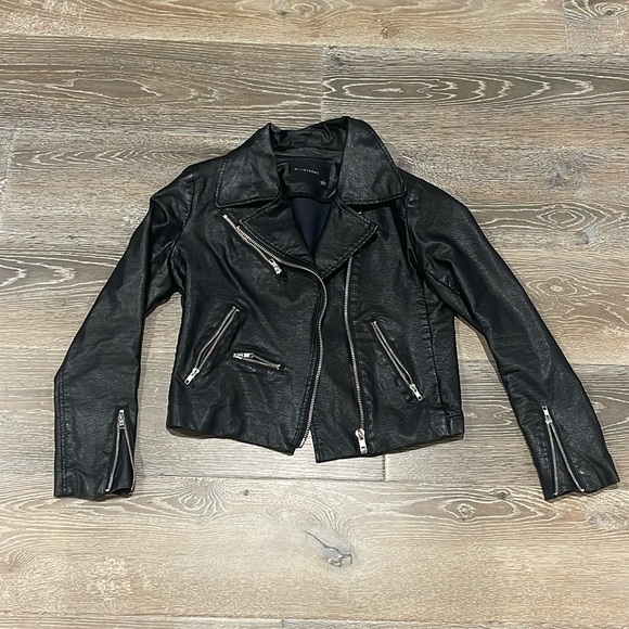 Olivaceous Jackets & Blazers - Olivaceous - Faux Leather Jacket with Zippers (L)